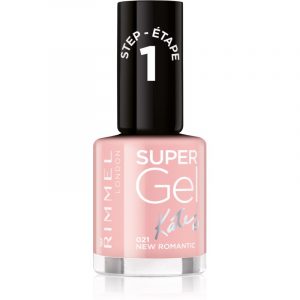 Rimmel Super Gel By Kate żelowy lakier do paznokci bez konieczności użycia lampy UV/LED odcień 021 New Romantic 12 ml