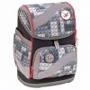 Belmil Tornister szkolny w zestawie Bricks Grey Junior 20 litrów, szaro-czerwony