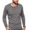 MĘSKI SWETER WRANGLER ROLL EDGE CREW GREY MARL W8624RGVB