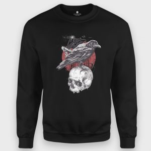Bluza klasyczna Wrona z czaszką