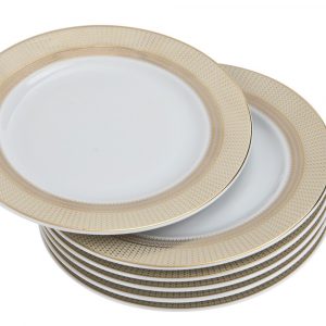 Komplet 6 talerzy deserowych 17cm Amaro Gold