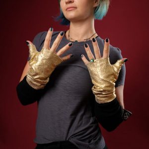 Rękawiczki Łotrzyce Złote