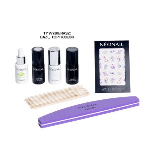 Zestaw do hybryd YOUR CHOICE: 3 lakiery + naklejki + akcesoria