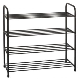 Półka na buty Brunbeste 2594 metalowa czarna 4-poziomowa