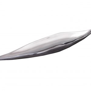 Miska Liść srebrna 80cm Invicta