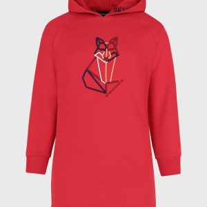 Dresowa sukienka dziewczęca z kapturem G-RED JUNIOR