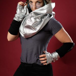 Rękawiczki Łotrzyce Srebrne