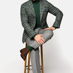 Marynarka w Zieloną Kratę Nida