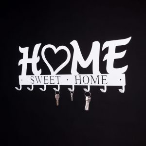 Wieszak Home Sweet Home 02 biały