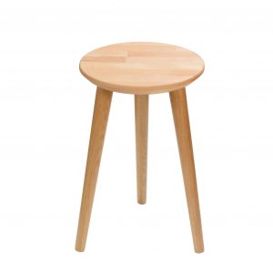 Moon Wood Taboret Natural 30 cm dębowe nogi