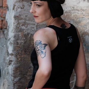 Bokserka damska czarna