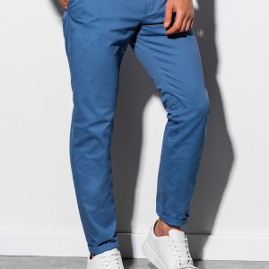 Spodnie męskie chino P894 – niebieskie – XL