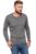 MĘSKI SWETER WRANGLER ROLL EDGE CREW GREY MARL W8624RGVB