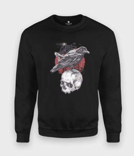 Bluza klasyczna Wrona z czaszką