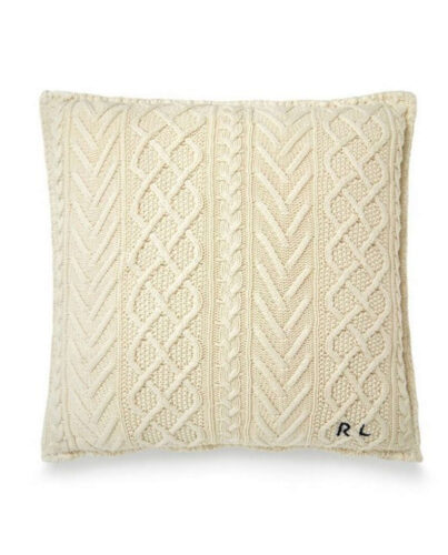 RALPH LAUREN – Kremowa poduszka dekoracyjna