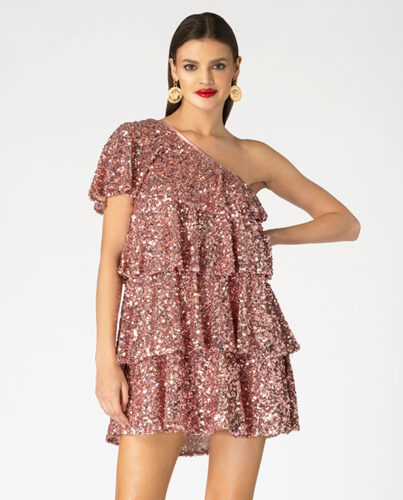 CASTELLANI – Różowa sukienka mini