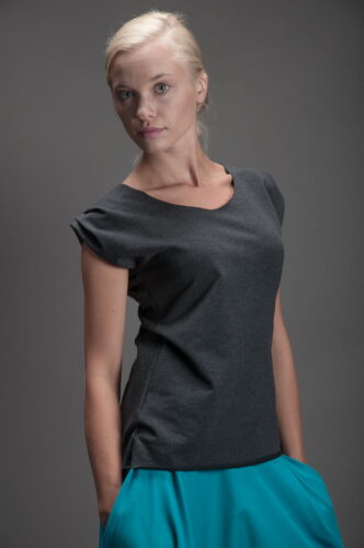 Podkoszulka damska ciemnoszara