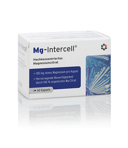 Mg-Intercell® Cytrynian magnezu 120 kaps. 150 mg. Wysyłka w 24h. Oficjalny dystrybutor