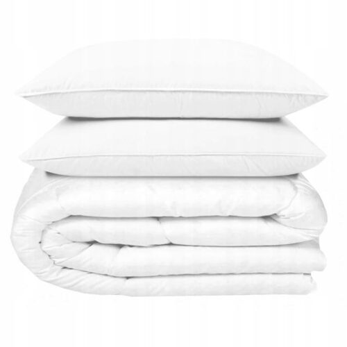 Zestaw Kołdra 160×200 i 2 poduszki 70×80 cm antyalergiczna całoroczna