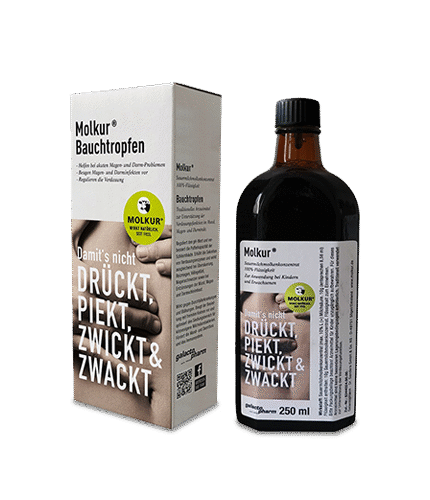 Molkur® Bauchtropfen 250 ml. Wsparcie pracy układu trawiennego i odpornościowego. Wysyłka w 24h. Oficjalny dystrybutor