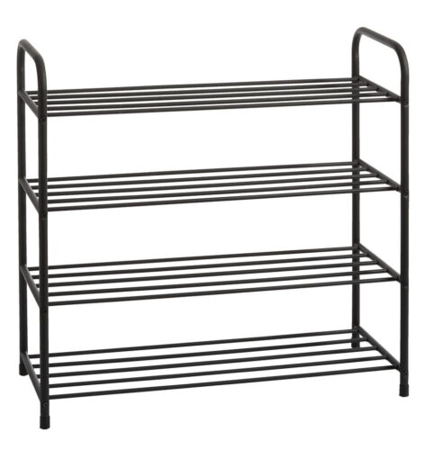 Półka na buty Brunbeste 2594 metalowa czarna 4-poziomowa