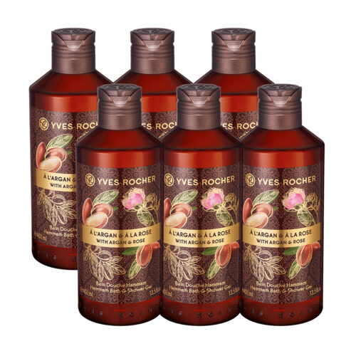 6x Orientalny żel pod prysznic i do kąpieli Olejek arganowy & Róża