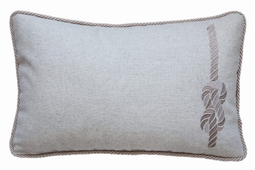 Haftowana Poduszka Węzeł Żeglarski 35x55cm