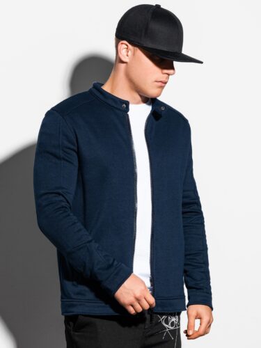 Bluza męska rozpinana bez kaptura B1071 – granatowa – M