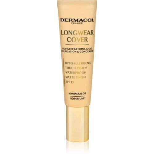 Dermacol Longwear Cover podkład – fluid SPF 15 odcień č.03 30 ml
