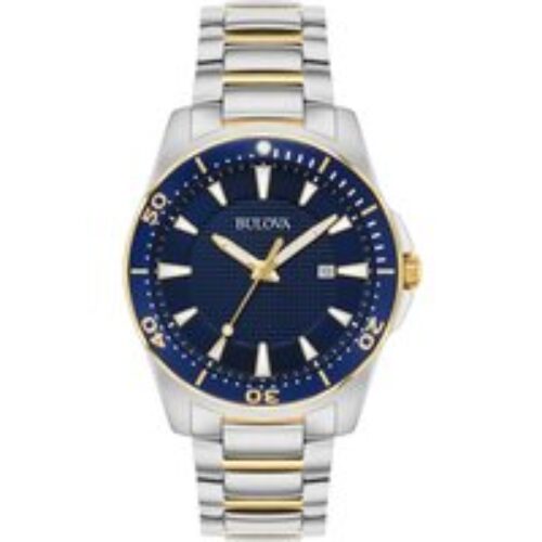 Zegarek m?ski Bulova Diver Gold Blue 100m