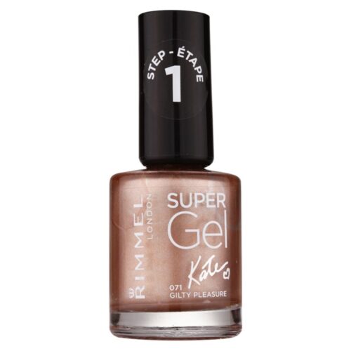 Rimmel Super Gel By Kate żelowy lakier do paznokci bez konieczności użycia lampy UV/LED odcień 071 Gilty Pleasure 12 ml